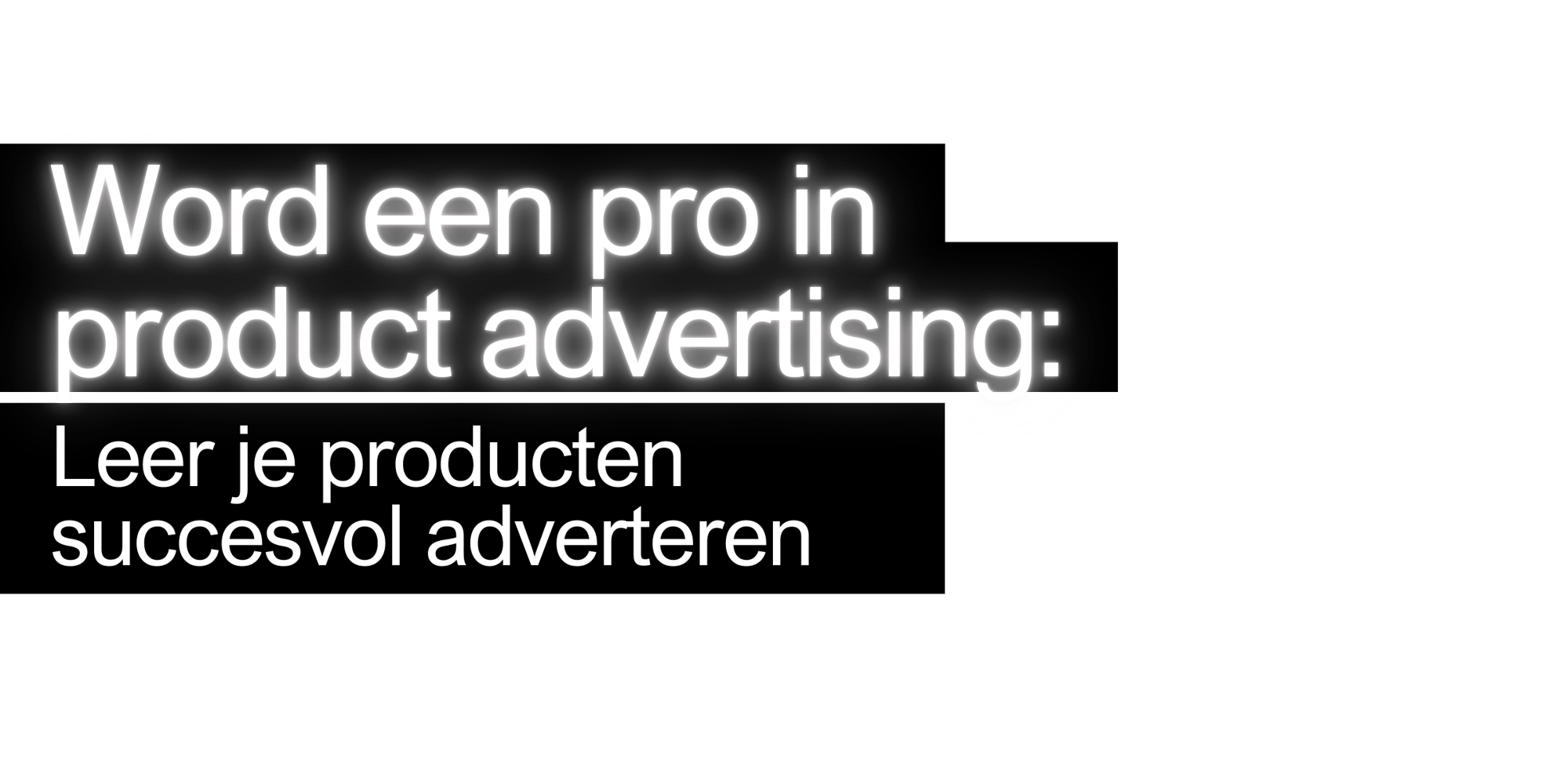 Product advertising opleiding bij Coconne