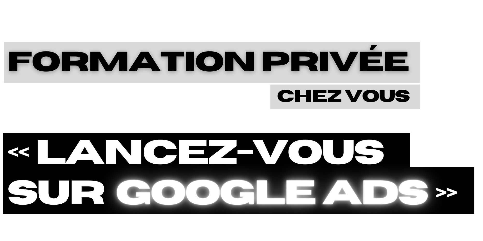 formation privée pour vous lancez dans Google Ads chez vous